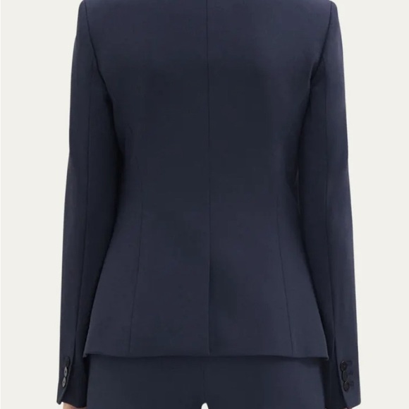 Theory Navy Wool Carissa Blazer 6 - Picture 8 of 8